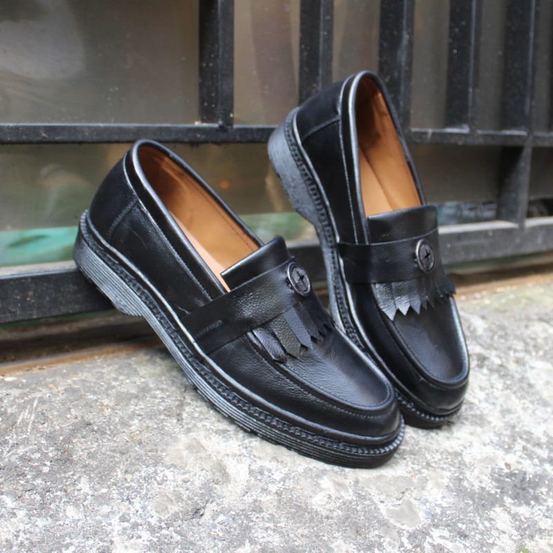 sepatu pria kulit docmarts kasual loafers sepatu kulit asli