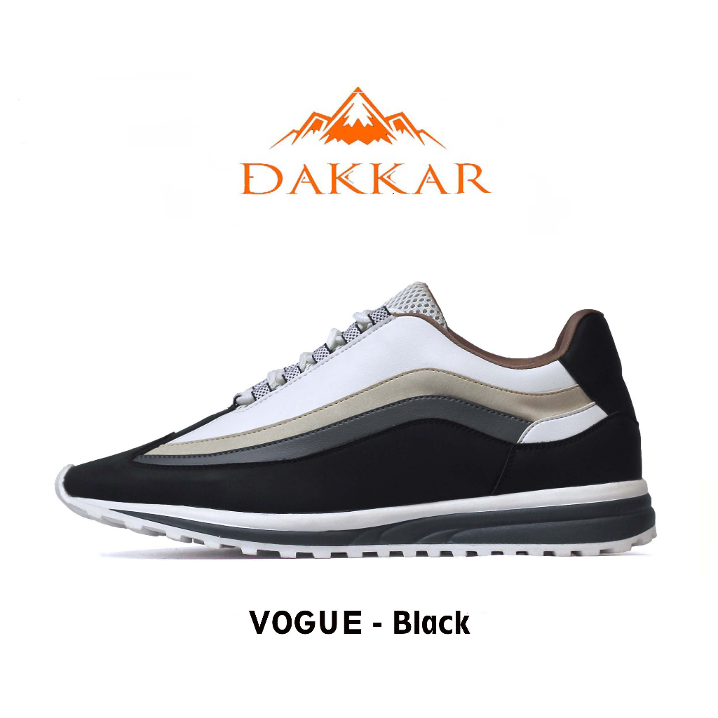 Sepatu Sneakers Pria DAKKAR VOGUE Black