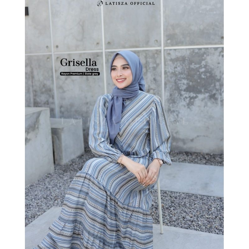 GRISELLA DRESS LATISZA OFFICIAL//GAMIS//DRESS//TERBARU//TERKINI