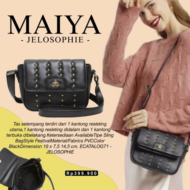 TAS MAIYA BLACK - SOPHIE MARTIN PARIS | slingbag