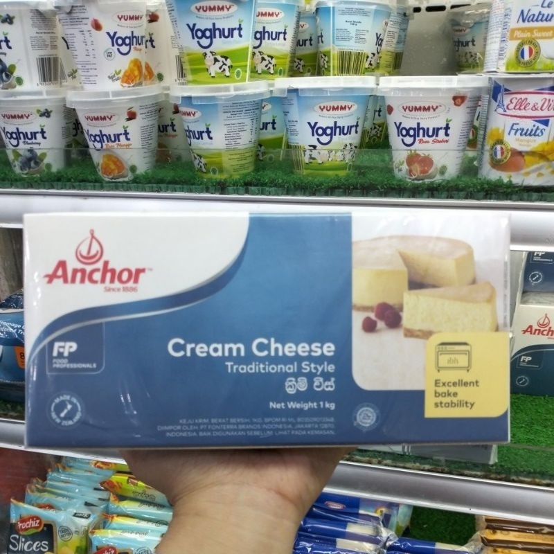 

[INSTANT & SAMEDAY ONLY] Anchor Cream Cheese 1kg Impor New Zealand