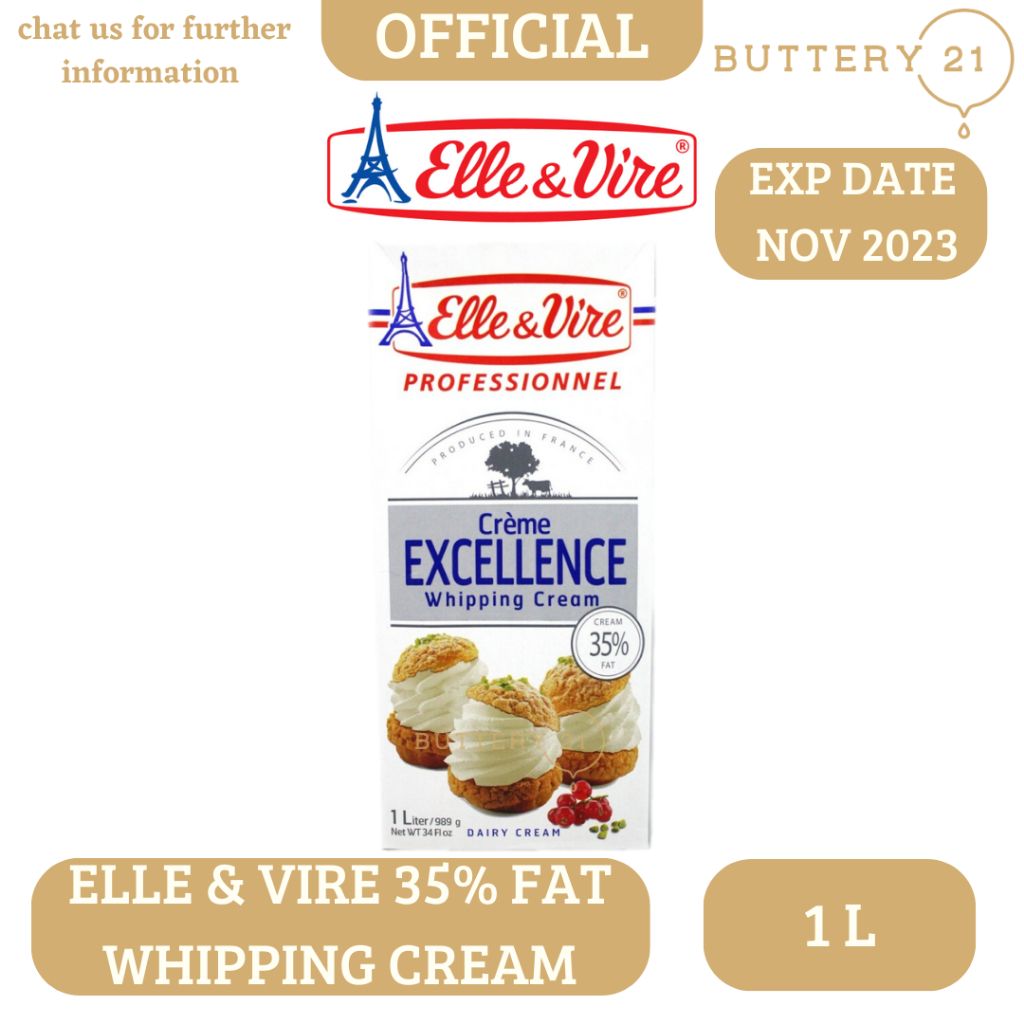 

Elle&Vire whipping cream 1litre