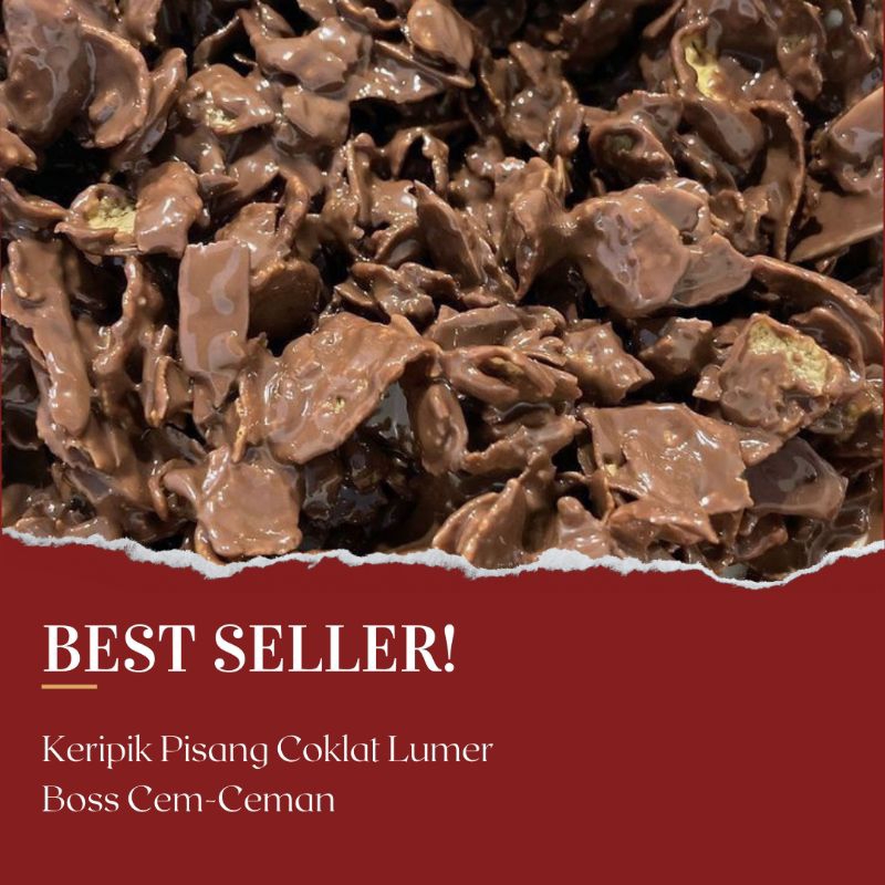 

Keripik Pisang Coklat Lumer Boss Cem-Ceman