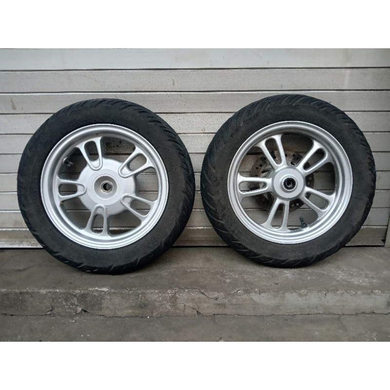 Velg Plus Ban Depan Belakang Honda All New Scoopy Led R12 Donat 2021 2022 2023 Asli Original AHM K2F