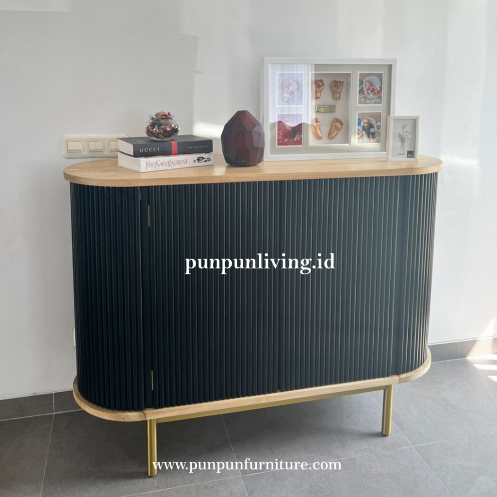 FREE ONGKIR PULAU JAWA lemari bufet kabinet salur skandinavian minimalis kayu jati tundan custom / m