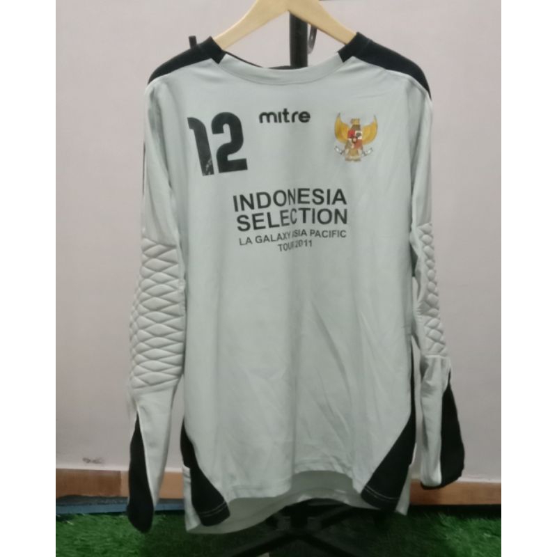 JERSEY KIPER INDONESIA SELECTION VS LA GALAXY 2011 NAMESET (ANDRITANY) #12 SIZE XL