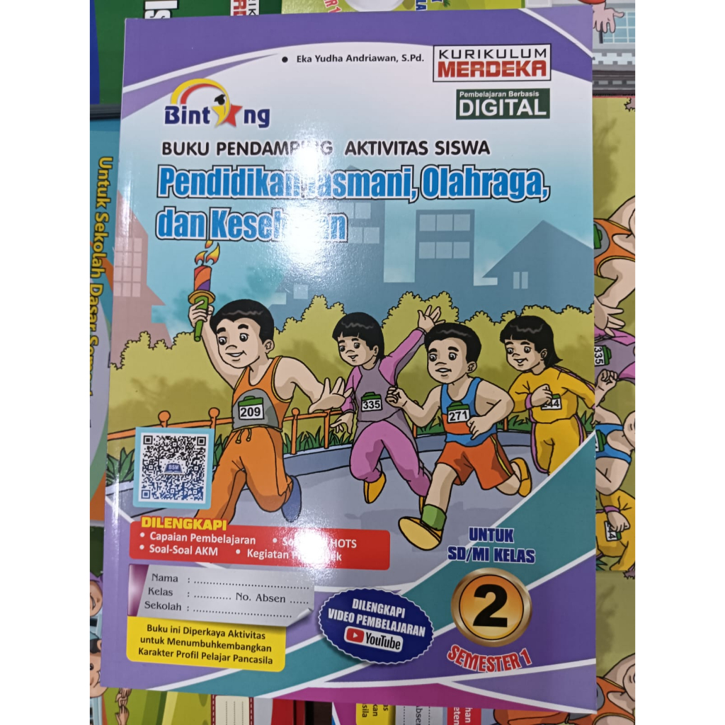BUKU BINTANG PJOK SD KELAS 2 KURIKULUM MERDEKA(KUMER)