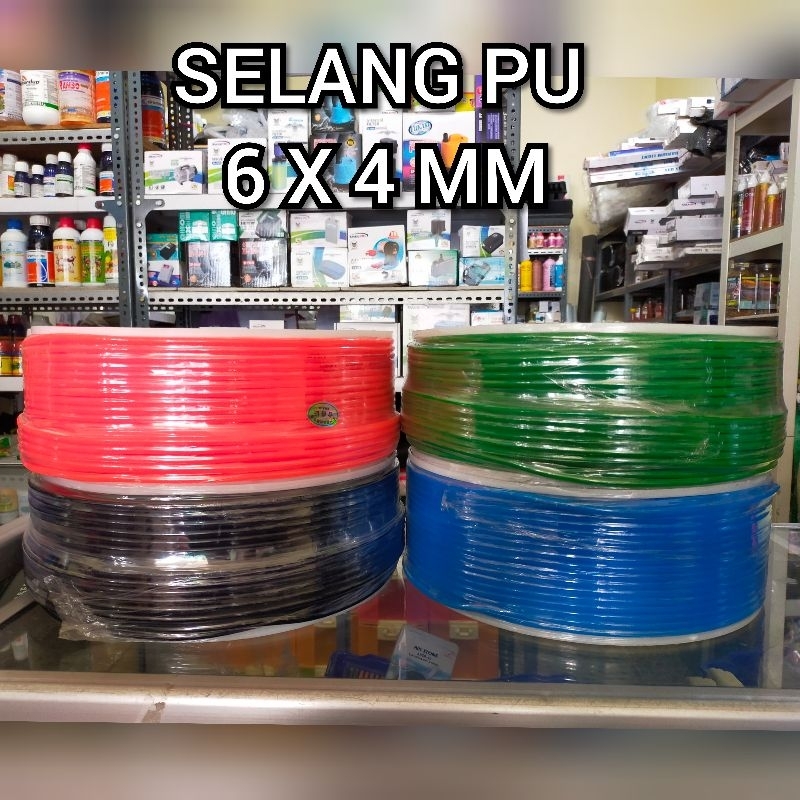 SELANG PU 6MM SELANG 6mm Pressure Medium Mist PU POLYURETHANE 6mm