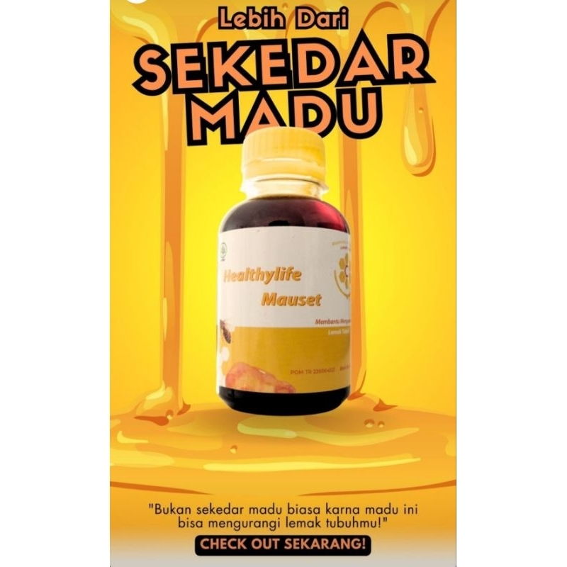 

Healthylife mauset MADU DIET TURUN BB BERAT BADAN MADU ALAMI GARCINIA CAMBOGIA LEMON pelangsing alami 175gr HV