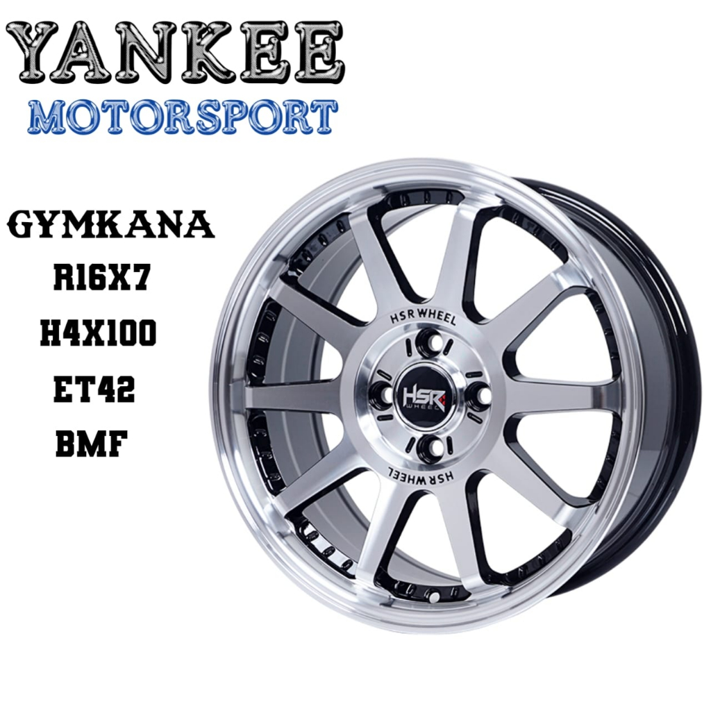 Velg HSR GYMKANA Ring 16 untuk Ford Fiesta dll
