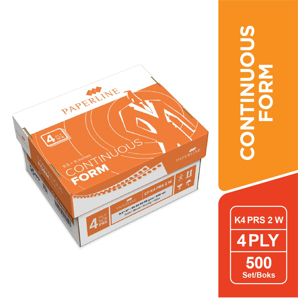 

Paperline CF 9,5" x 11 NCR 4 Ply PRS
