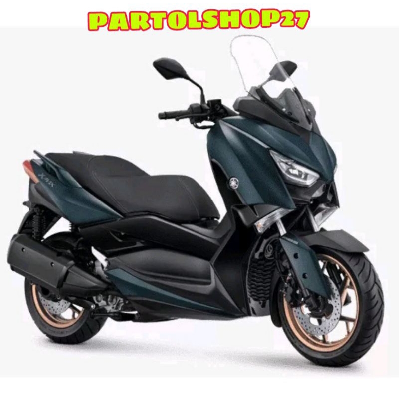 PAKET FULL SET BODY HALUS MOTOR YAMAHA XMAX 250 HIJAU DOFF 2022 ASLI ORIGINAL YAMAHA