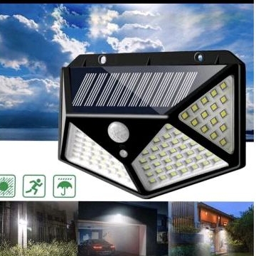 Lampu LED sensor otomatis Solar cell
