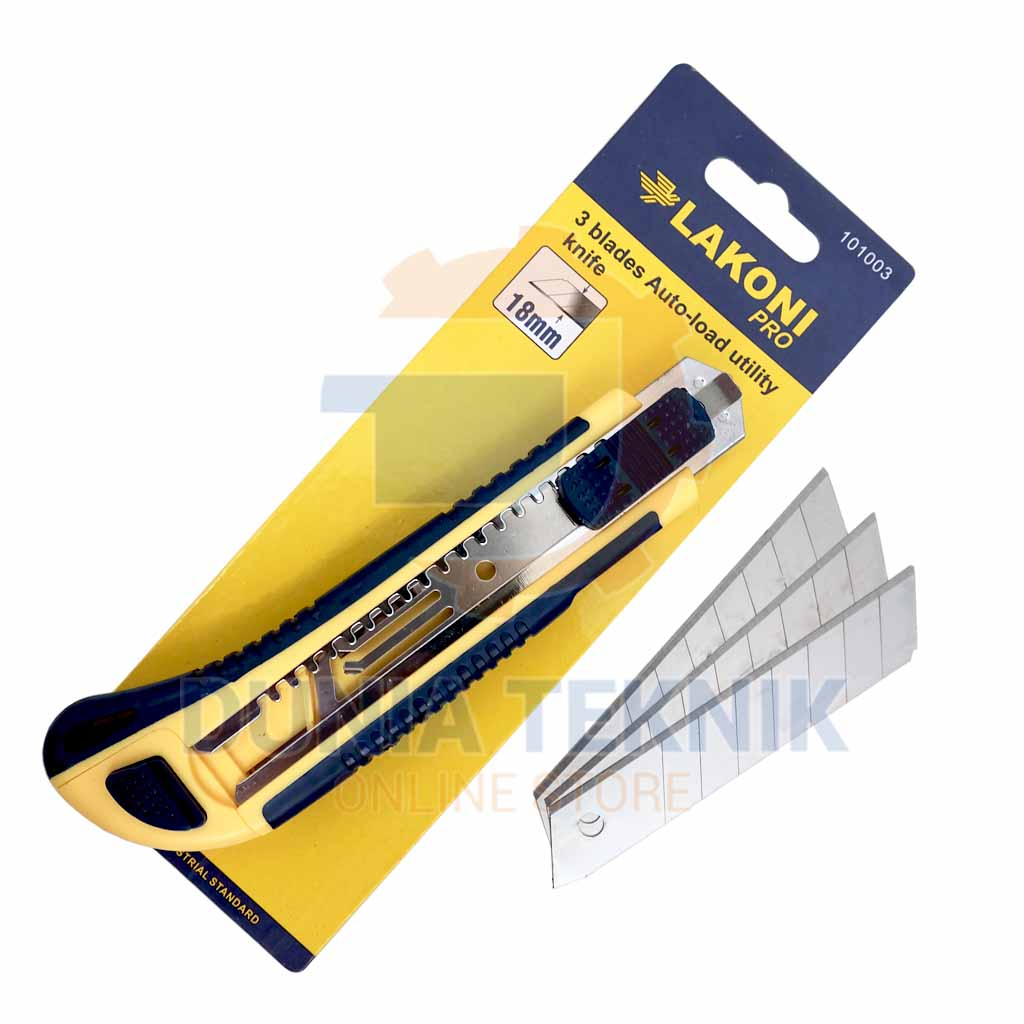 

Pisau Cutter Cuter LAKONI PRO / JETJO TOOLS 18mm