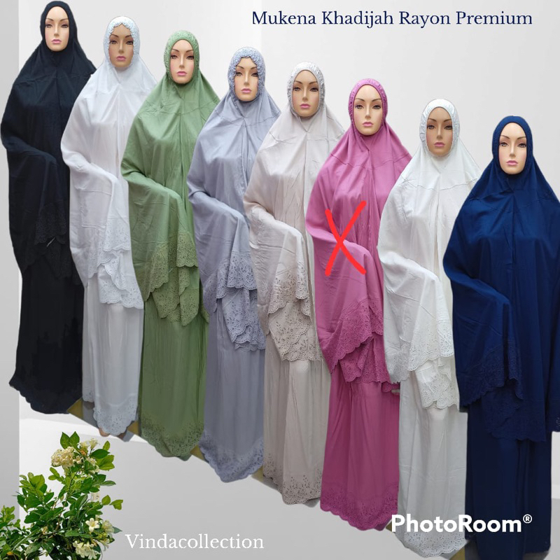 Mukena Rayon Khadijah Premium Original Super Jumbo