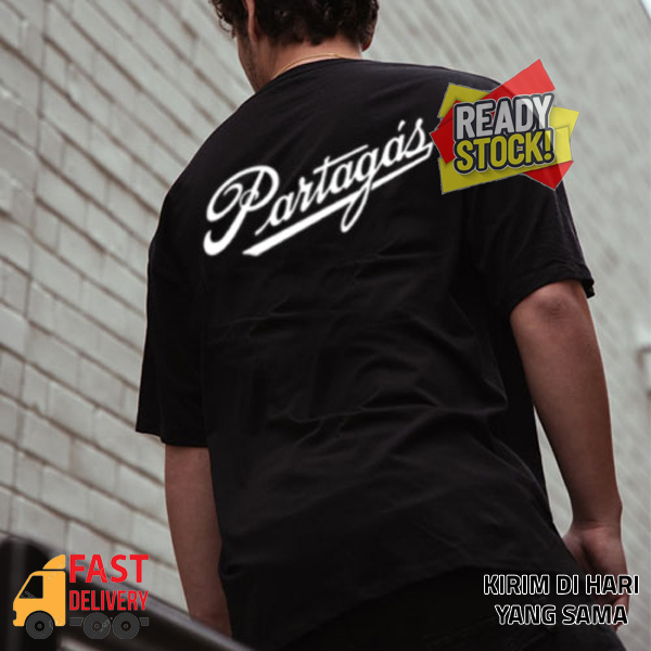 Partagas Tshirt Casual 100% Cotton Black T-SHIRT DISTRO
