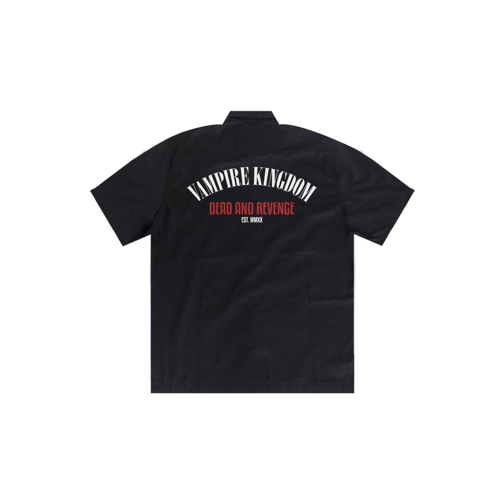 Vampire Kingdom Workshirt Workwear Kemeja Distro Metal Kerja Pria Casual Formal PDH PDL Baju Korsa  