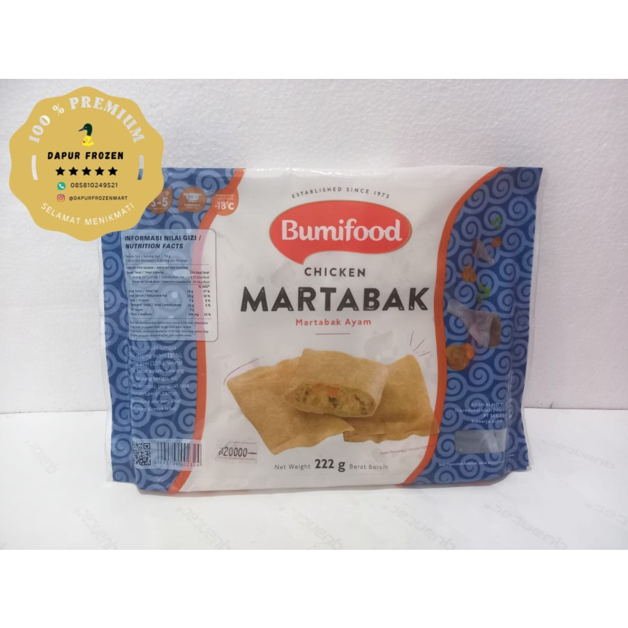 

Martabak Ayam Bumi Food 222 gr