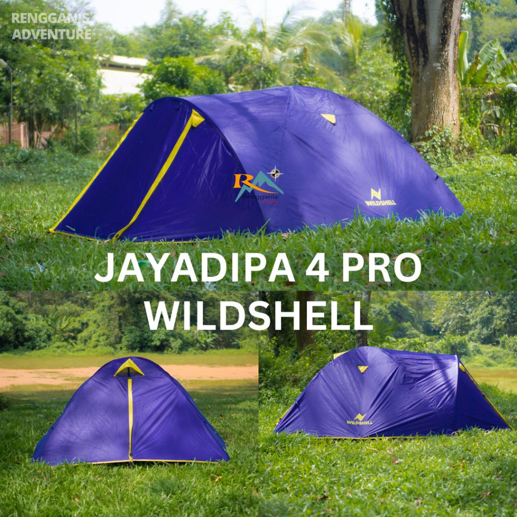 TENDA CAMPING WILDSHELL JAYADIPA 4 ORANG KAP 4 - 5 ORANG