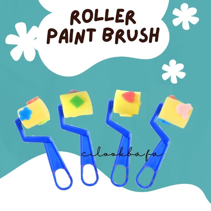 

HOW FUN Kuas Lukis Anak Roller Paint Brush Alat Lukis Anak