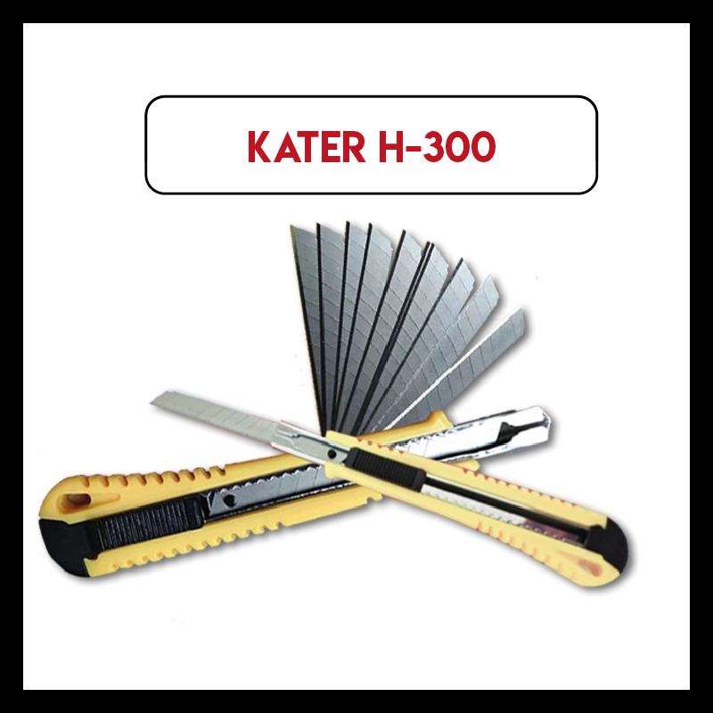 

Kater 140MMx28MM kater H300 Tajam Kuat ISI Cutter A-80 Kater Pisau Cutter