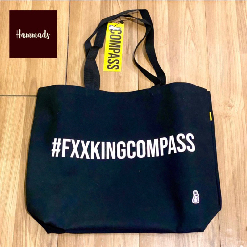 Compass x Fxxking Rabbits [FR2] #Fxxkingcompass Tote Bag
