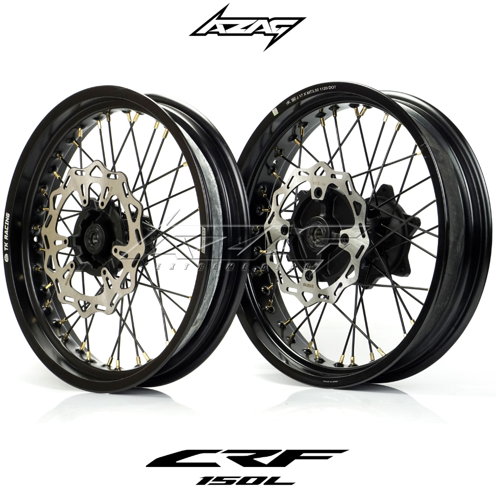 velg set motor honda crf 150 ring 17 modif supermoto tk expedition