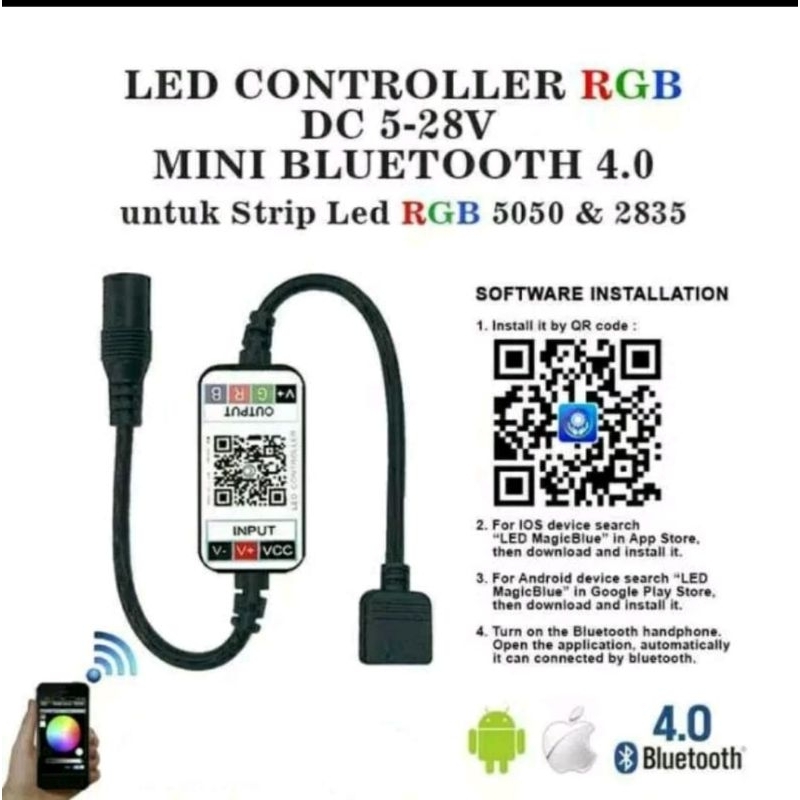 Modul RGB Bluetooth 12V