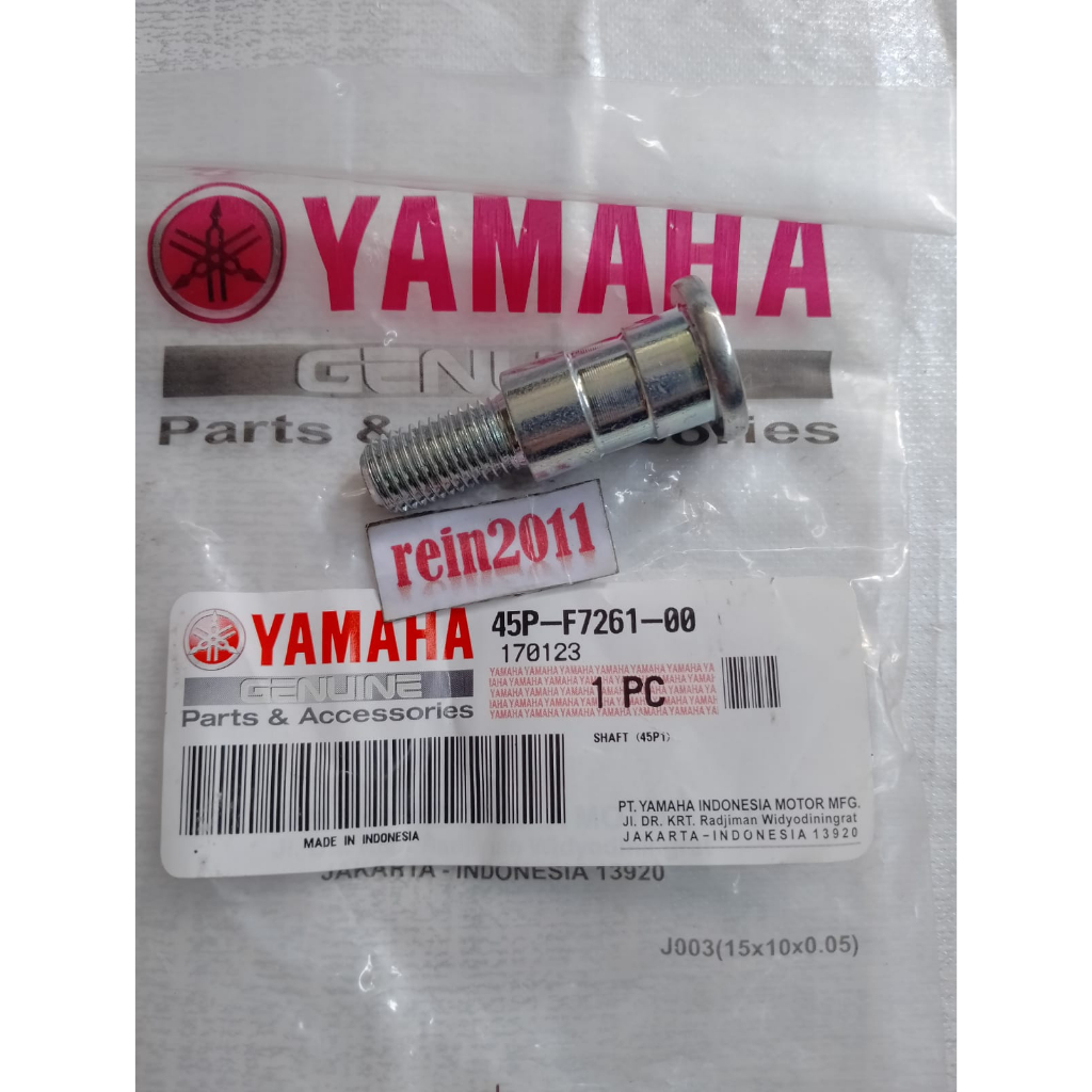 BOLT BAUT PEDAL OPERAN OVERAN GIGI R25 R 25 BYSON ASLI ORI YAMAHA 45P F7261 00