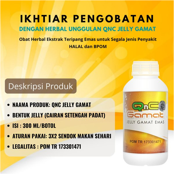 QNC JELLY GAMAT - JELLY GAMAT QNC - JELLY GAMAT EMAS - JELLY GAMAT TERIPANG EMAS ASLI