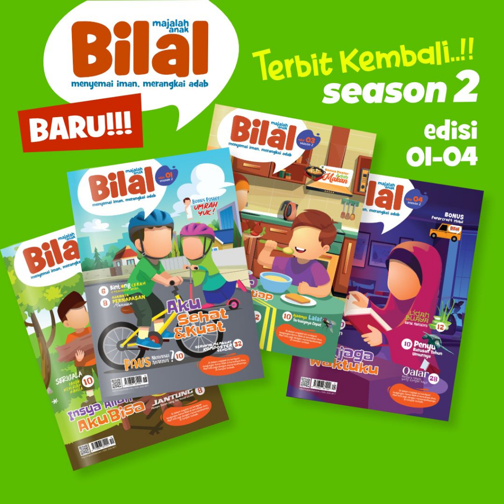 Majalah Bilal Terbaru Season 2 Paket Edisi 01-04