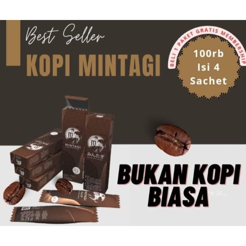 

Kopi Mintagi Penambah stamina pria BPOM asli By PT BASU