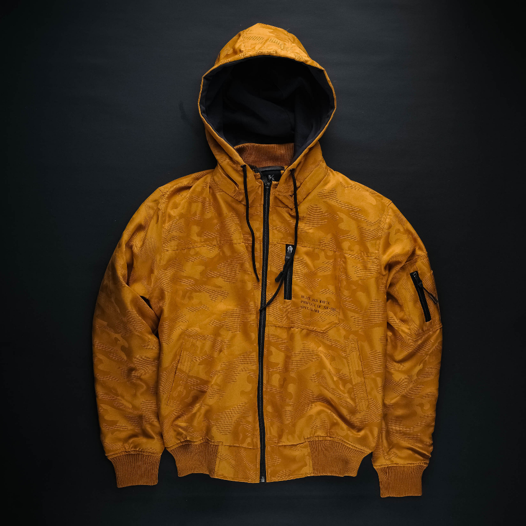 STHIRA | JACKET SIBERIA  HOODIE YELLOW  SIXPAX | OUTER | BOMBER | JACKET