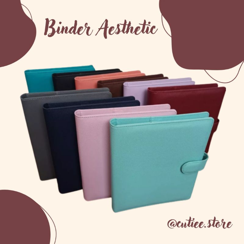 

BINDER POLOS AESTHETIC KOREAN EKSKLUSIF A5 B5 | AGENDA A5 B5 POLOS 20 & 26 RING