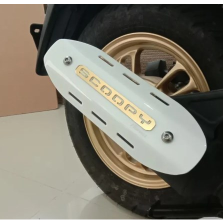 TAMENG KNALPOT AKRILYK SCOOPY PENUTUP KNALPOT SCOOPY TAMENG KNALPOT |  COVER KNALPOT SCOOPY PENUTUP 