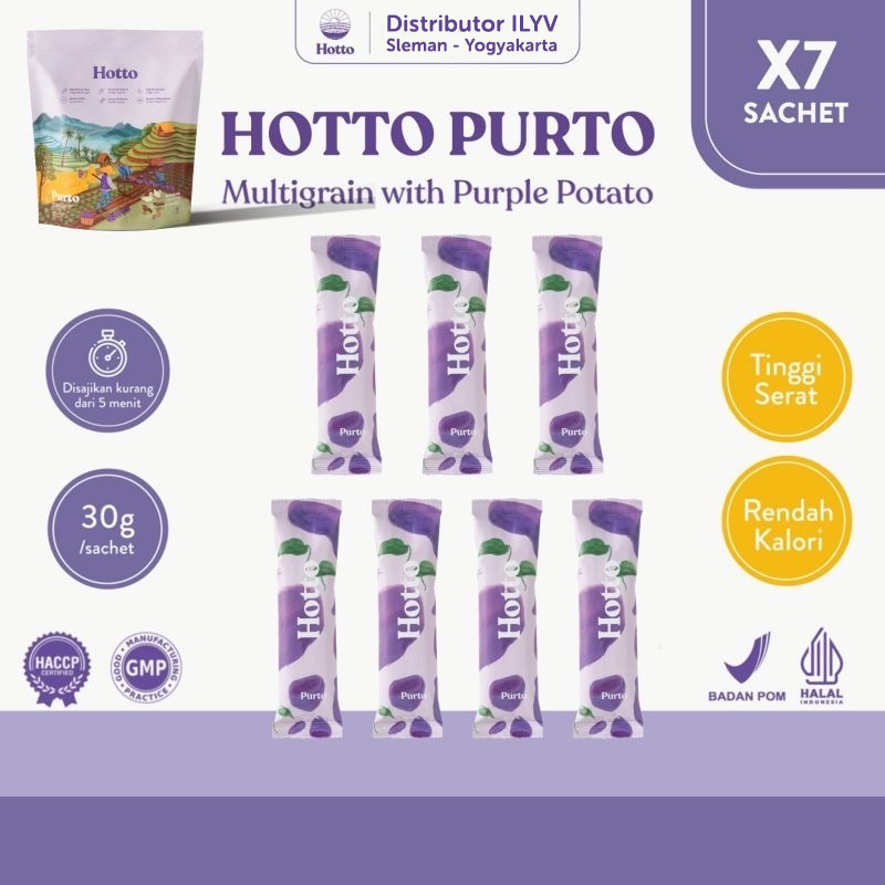 

[7 SACHET] Hotto Purto Multigrain with Purple Potato