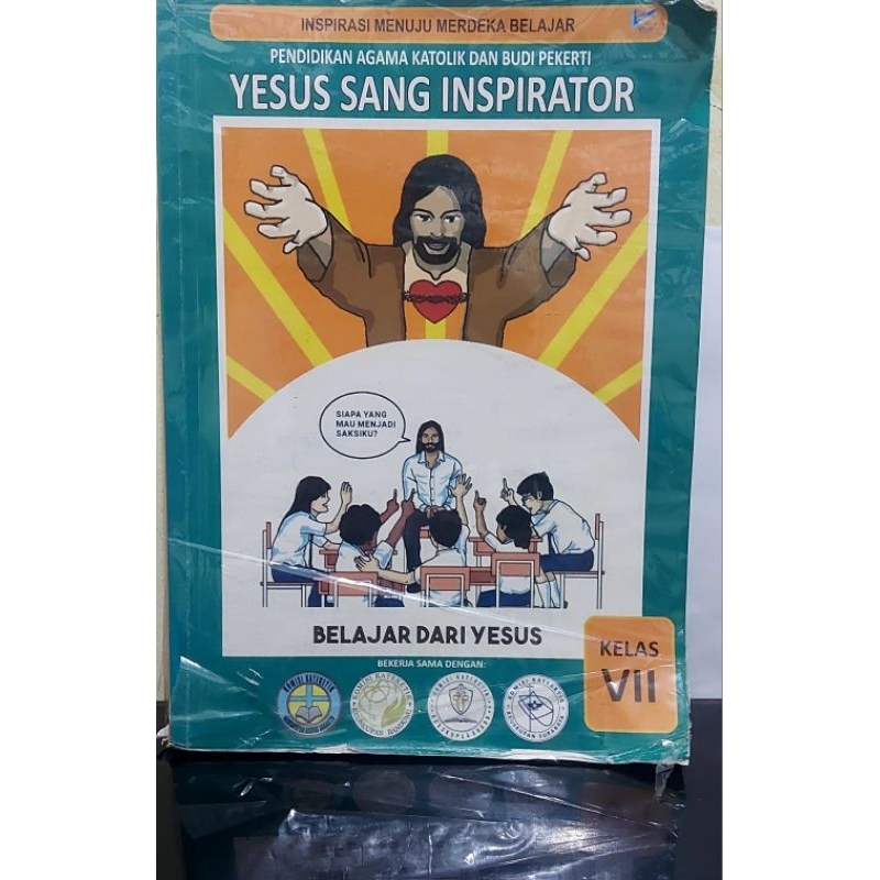 Buku Pendidikan Agama Katolik dan Budi Pekerti "Yesus Sang Inspirator" kelas 7 Bekas