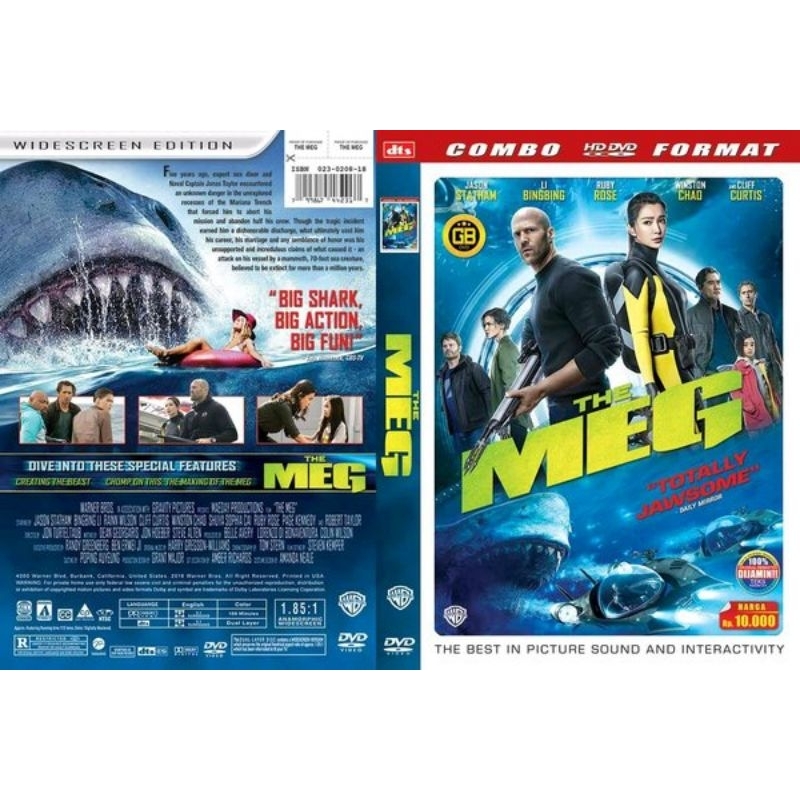 Kaset Video Film Bioskop The Meg Subtitle Indonesia