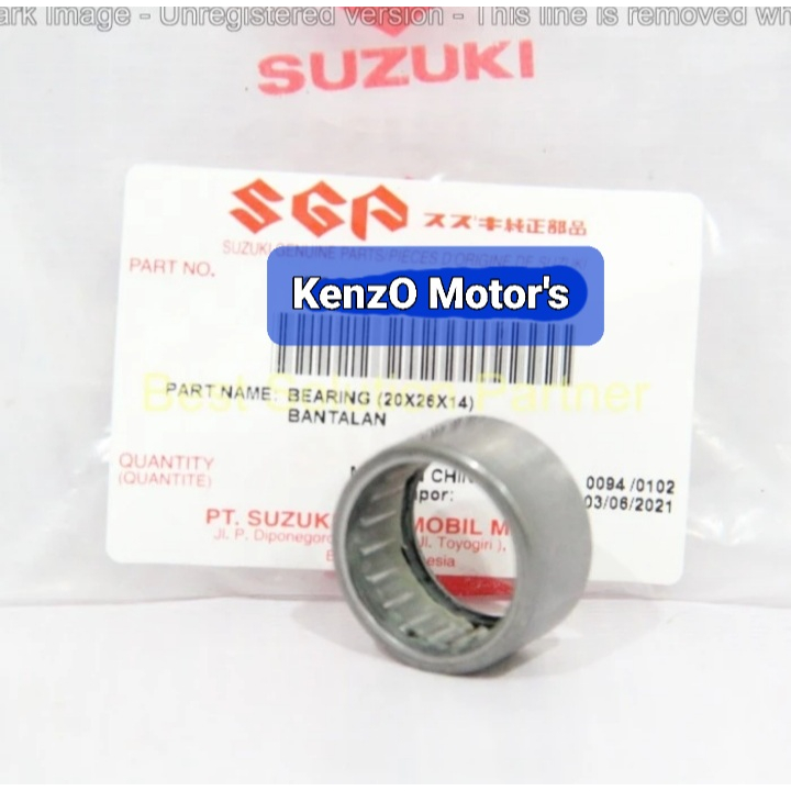 [09263-20093-000] Klaher Bearing CVT kanan BEARING FIXED DRIVEN RH - SKYWAVE, HAYATE, SKYDRIVE, SPIN
