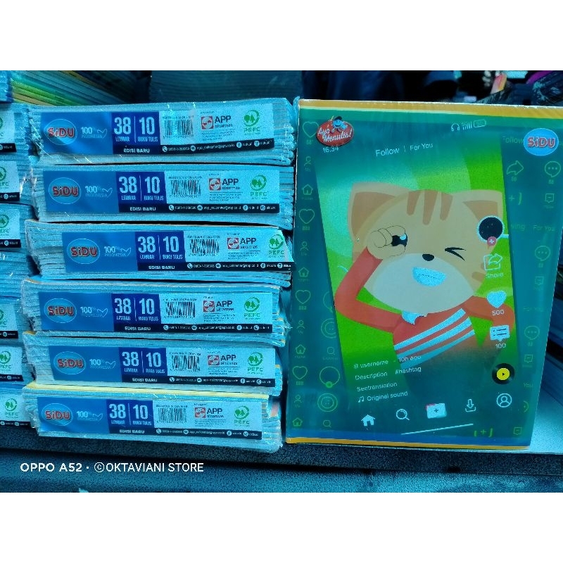 

BUKU TULIS SIDU 38 LEMBAR SINAR DUNIA