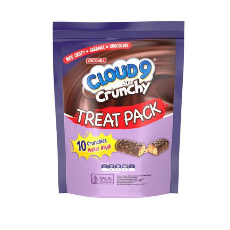 

COKELAT CLOUD9 CRUNCHY TREAT PACK 8GR ISI 10 PCS