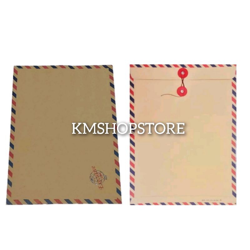

(10PCS) Amplop Cokelat Air Mail Tali 310 Folio /amlop lamaran kerja