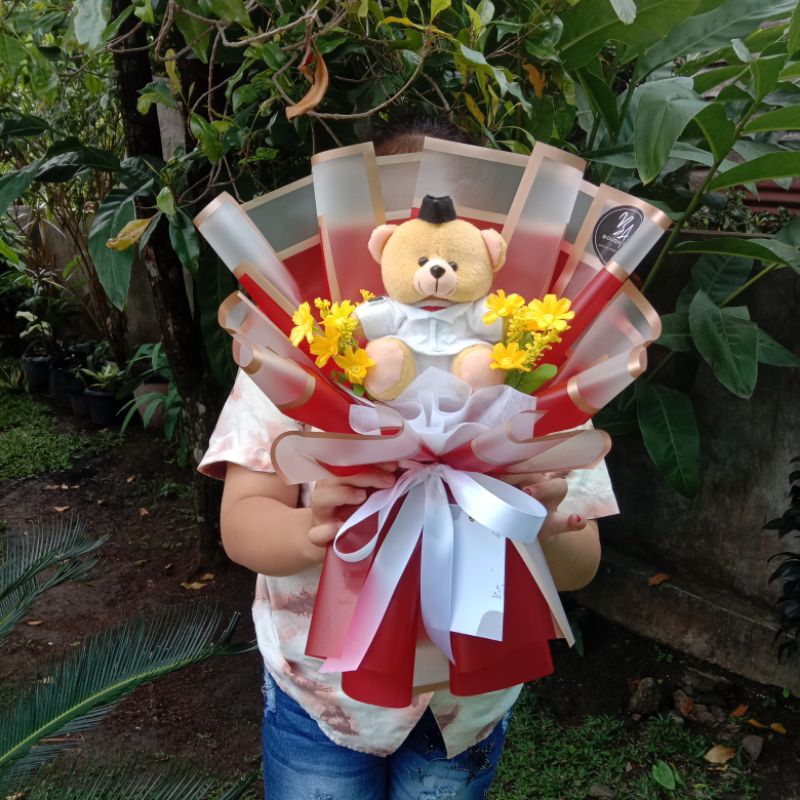 Buket boneka paskibra