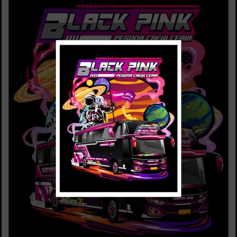 

(free sticker)CETAK STICKER BUSMANIA 5 PCS TUNGGAL JAYA BLACK PINK HOLOGRAM TERMURAH