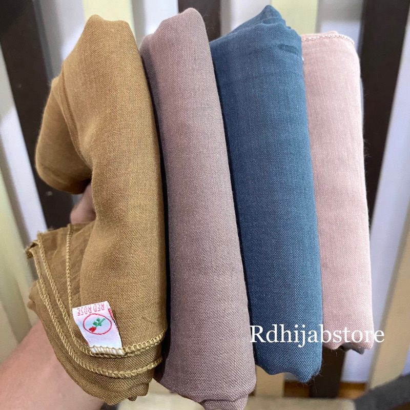 hijab segiempat paris / catton paris old | red rose | azara | varisha-2