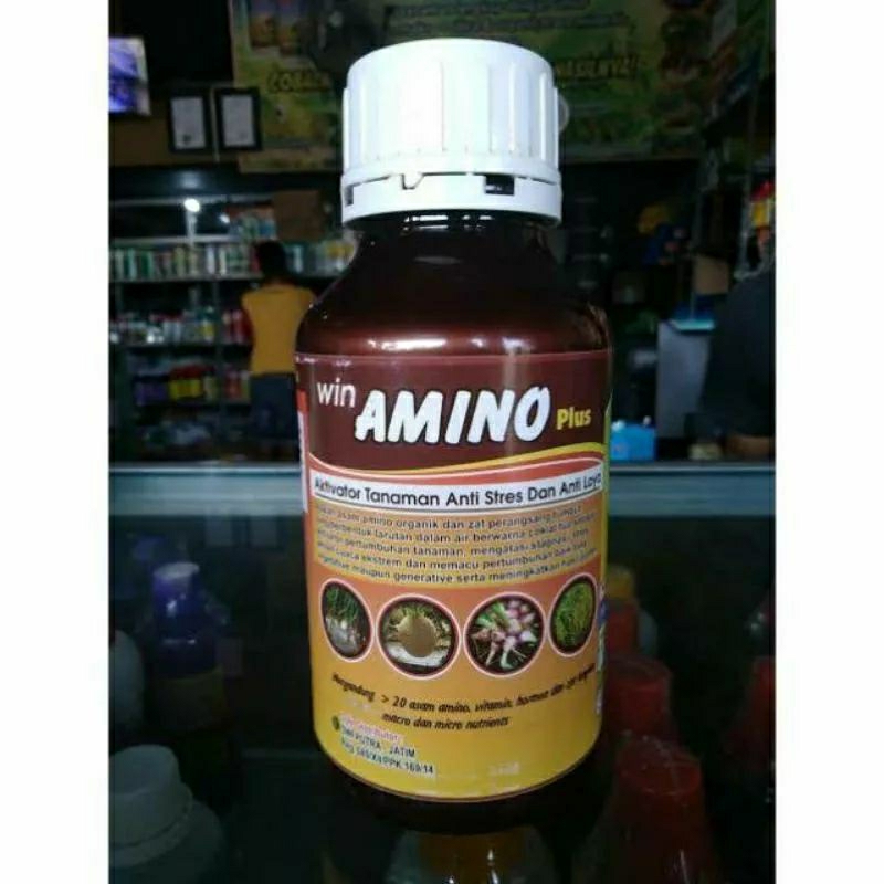 PUPUK ASAM AMINO WIN AMINO- NUTRISI TANAMAN UNTUK CUACA EKSTRIM/ Nutrisi Tanaman Tetap Segar/ Asam A