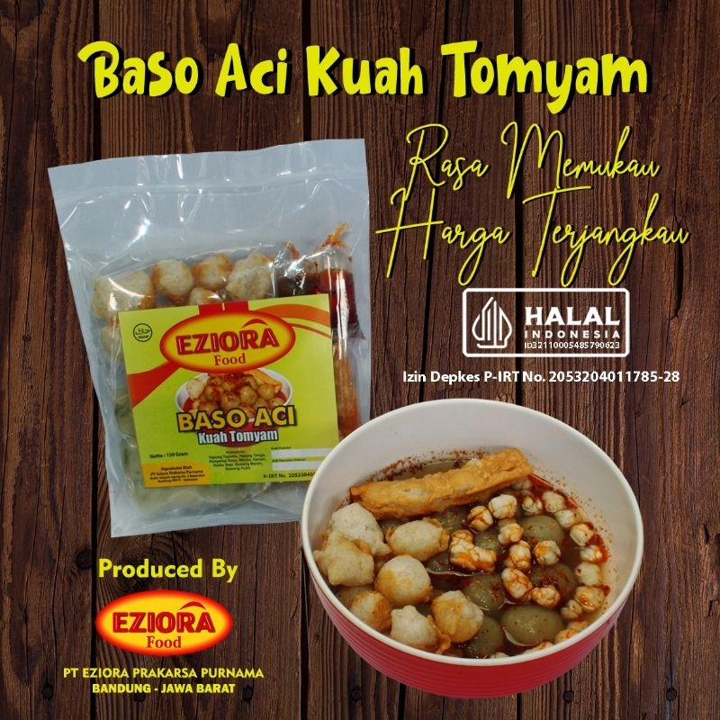 

[Eziora Brand] Cilok Boci Baso Aci Kuah Tomyam Tomyum Khas Garut Viral Hits Kualitas Premium