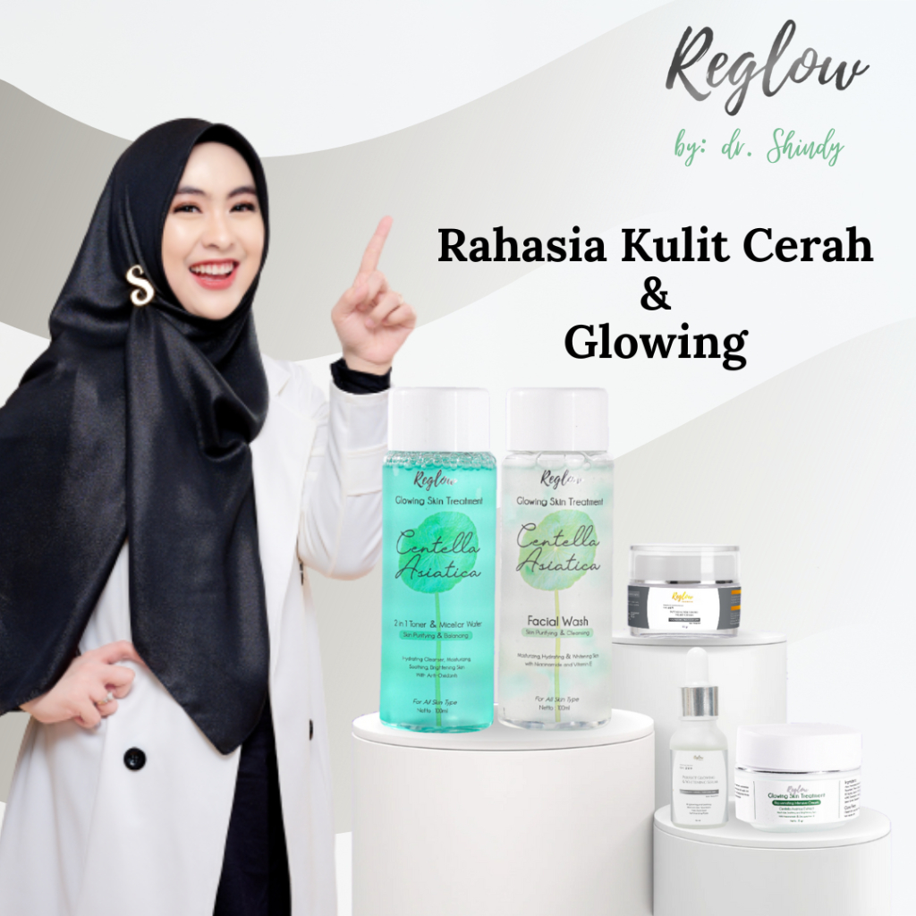 REGLOW DR SHINDY Skincare Pemutih Wajah Glowing Bpom reglow skincare original dr shindy official