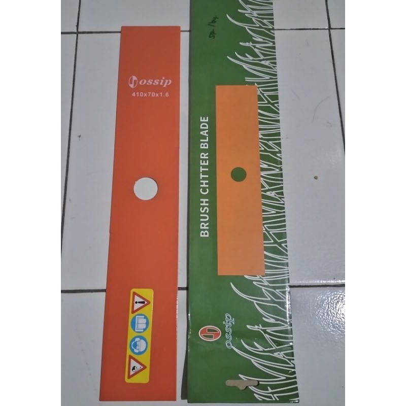 Pisau potong rumput / pisau mesin rumput panjang 410 x 70 x 1,6