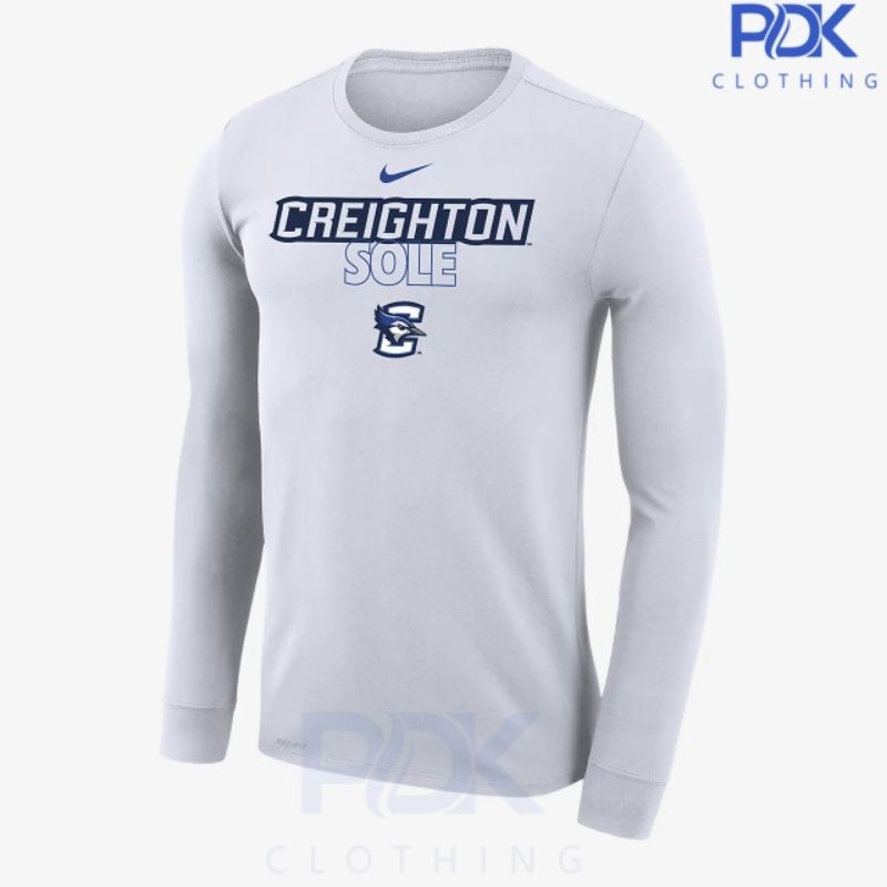Kaos Baju Lengan Panjang NBA Basketball Creighton Legend